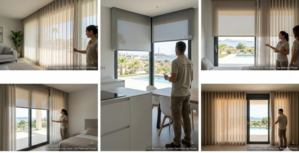enrollables modernas instaladas en vivienda en Los Alcázares Murcia